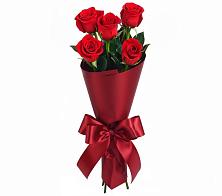 Букет 5 Красных роз Эдлесс Лав в Биорках