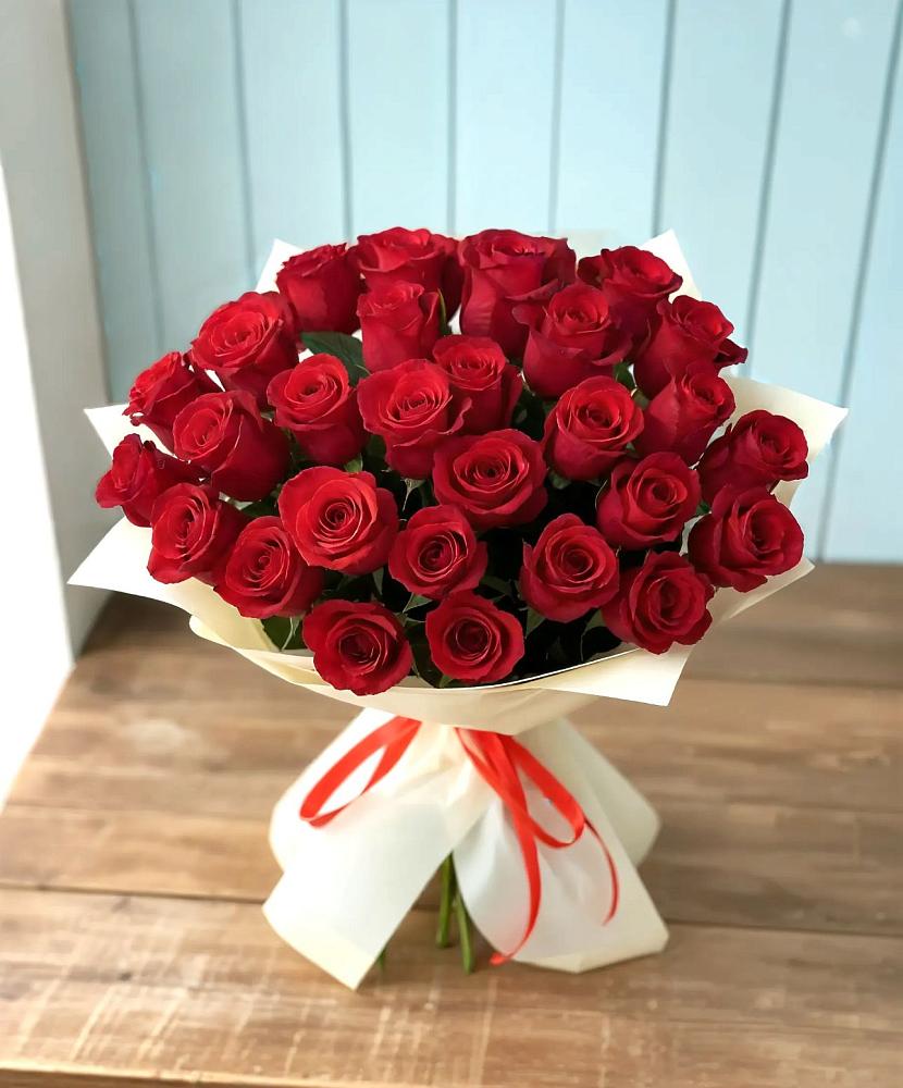 Букет 29 Красных роз в Биорках