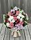 Букет цветов из: Альстромерии, Гвоздики, Розы и Хризантемы в Биорках