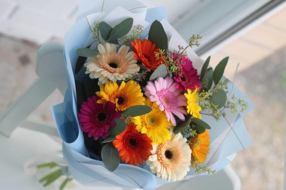 Букет цветов из: Герберы в Биорках