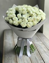Букет 35 Белых роз в Биорках