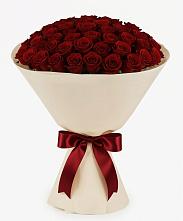 Букет 101 Бордовая роза Блэк Бакарра в Биорках