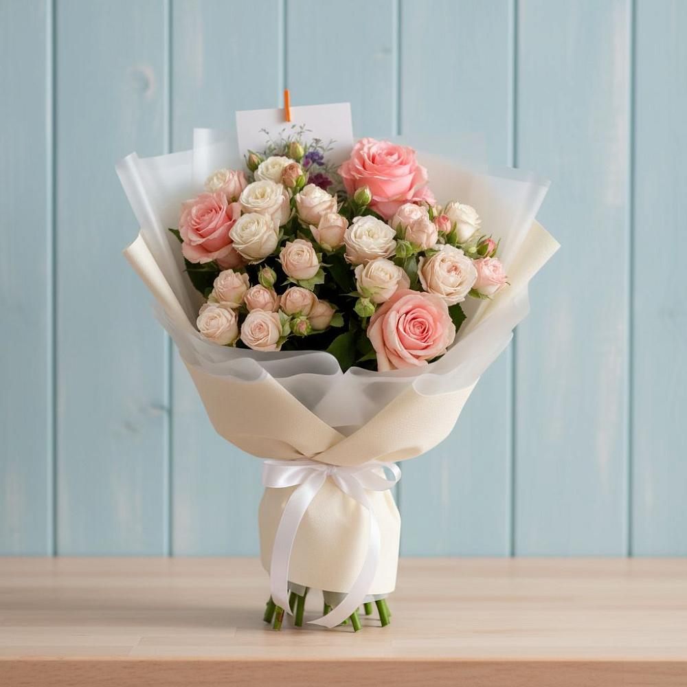 Букет цветов из: Розы в Биорках