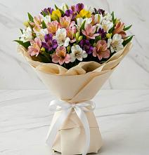 Букет цветов из:  Альстромерии в Биорках