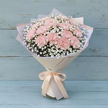 Букет цветов из:  Гвоздики в Биорках