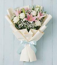 Букет цветов из:  Лилии в Биорках